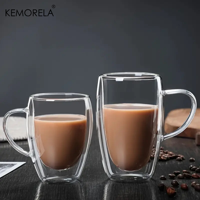 ถ้วยแก้วใสทนความร้อนสําหรับกาแ - Coffee Tea Vodka บทวิจารณ์และราคา
