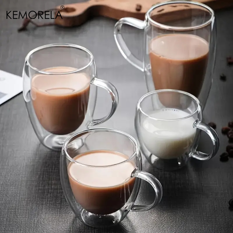 ถ้วยแก้วใสทนความร้อนสําหรับกาแ - Coffee Tea Vodka บทวิจารณ์และราคา