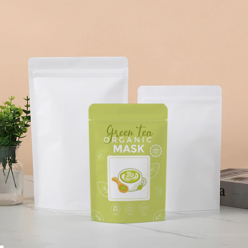 ถุงซิปล็อคกระดาษคราฟท์สีขาวแบบ - Coffee Tea Day บทวิจารณ์และราคา