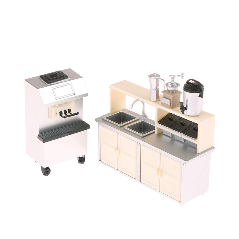 1:12 ตุ๊กตา MINI ร้านชานมเครื่ - Coffee Tea Machine For Home บทวิจารณ์และราคา